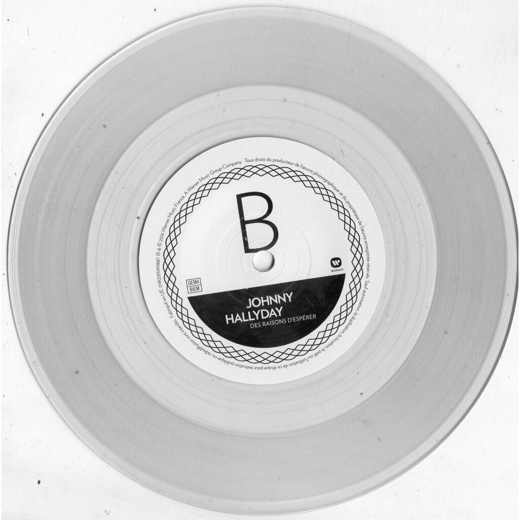  JOHNNY HALLYDAY  -  des raisons d'espérer / des raisons d'espérer (instrumental) 
