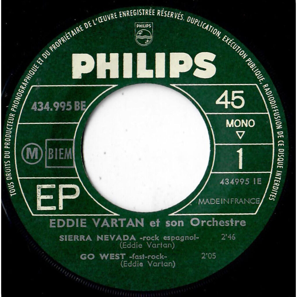  EDDIE VARTAN ET SON ORCHESTRE  -  sierra nevada 