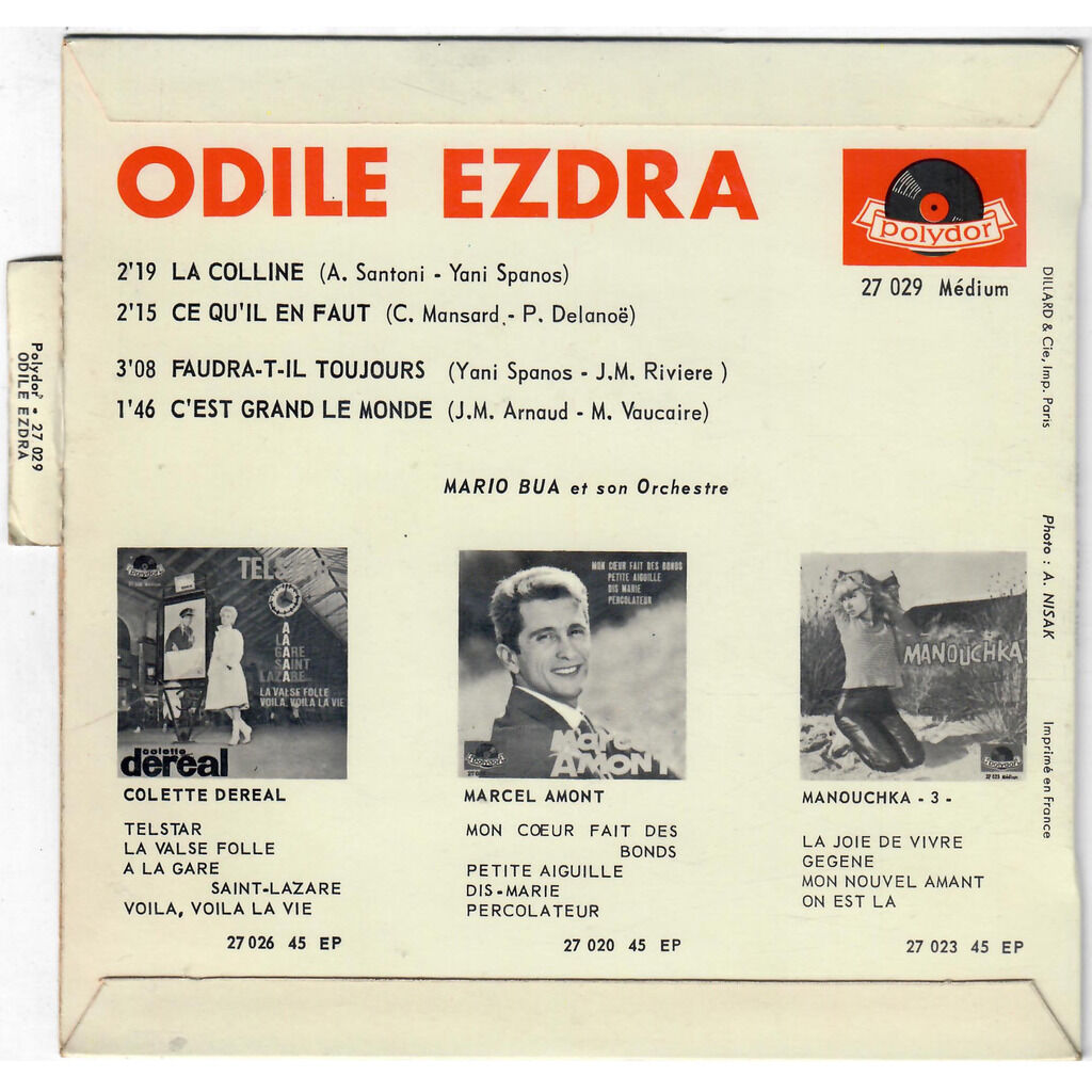  ODILE EZDRA  -  la colline 
