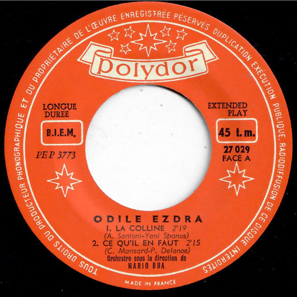  ODILE EZDRA  -  la colline 