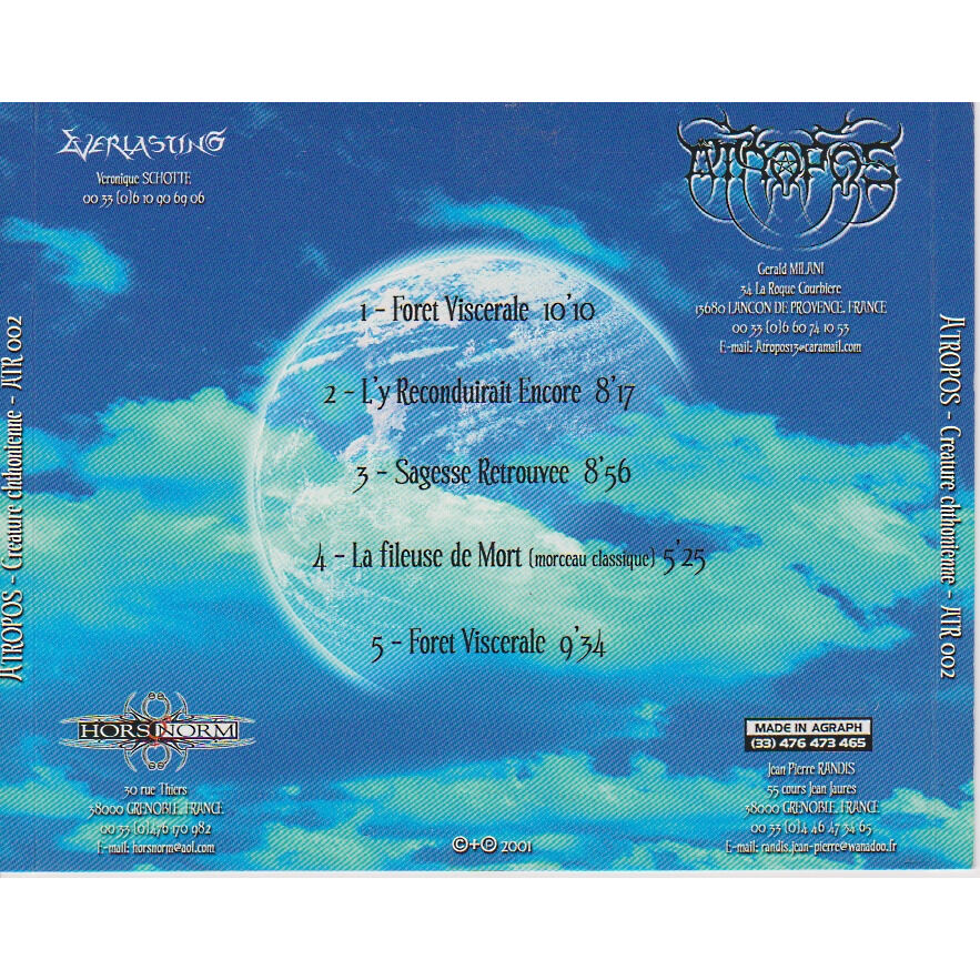  Atropos  -  créature chthonienne 