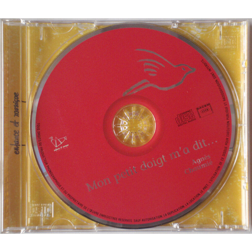 Mon petit doigt m'a dit... de Agnès Chaumié, CD chez pefa63 Ref125061340