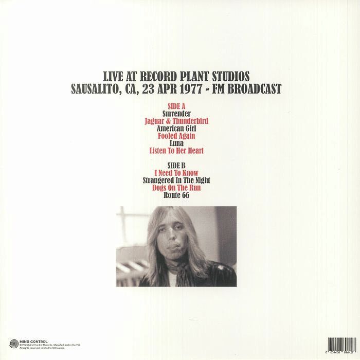  Tom Petty And The Heartbreakers  -  surrender in california: the sausalito record plant broadcast 