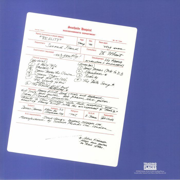  Second Hand  -  reality 