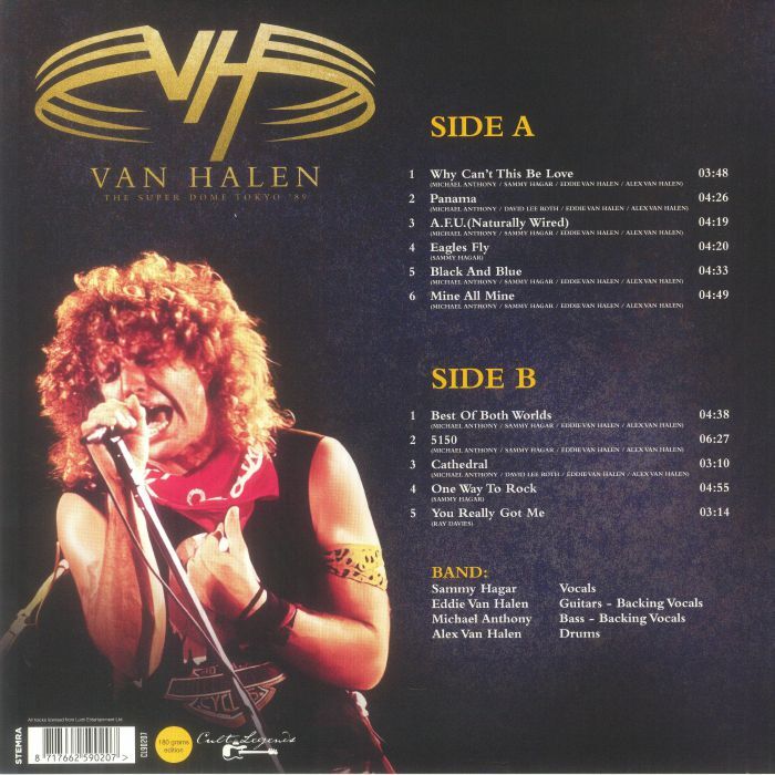  Van Halen  -  the super dome tokyo '89 