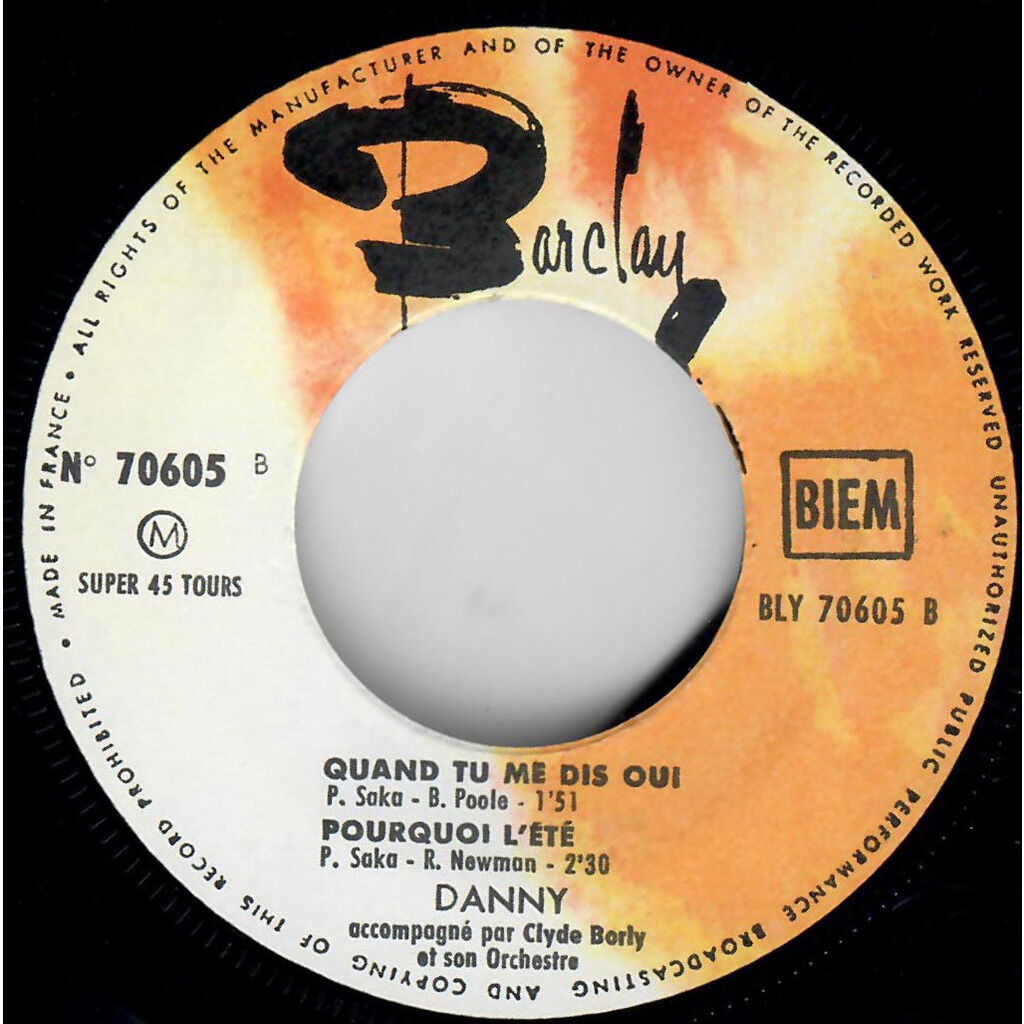  DAN ET VANNY  -  sèche tes larmes 