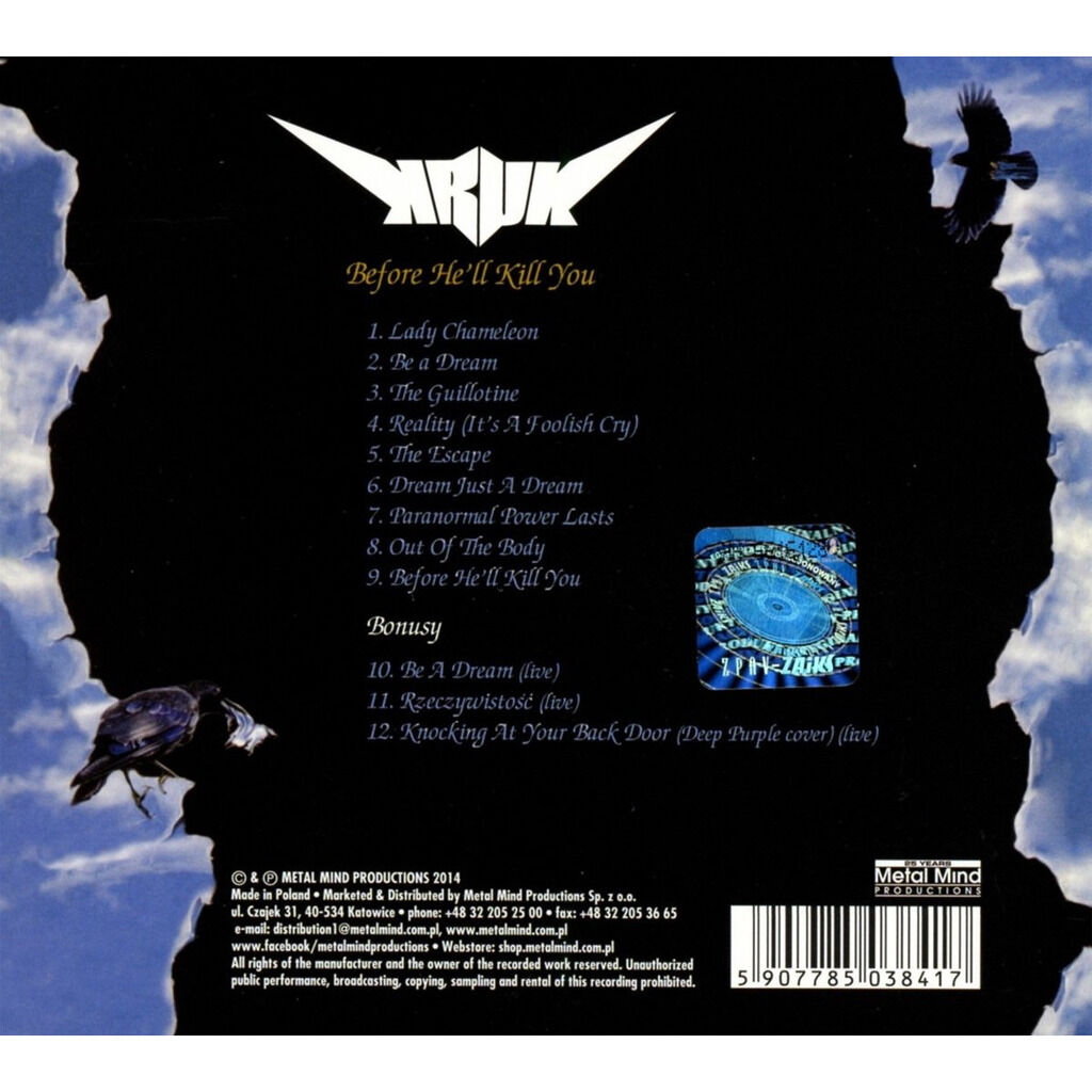  Kruk  -  before he'll kill you 