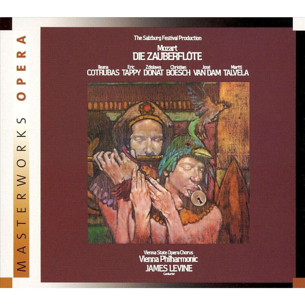 Wolfgang Amadeus Mozart / Ileana Cotrubas, Eric Tappy, Zdzisława Donat, Christian Boesch, José van Dam, Martti Talvela, Wiener Staatsopernchor, Wiener Philharmoniker, James Levine (2) Die Zauberflöte