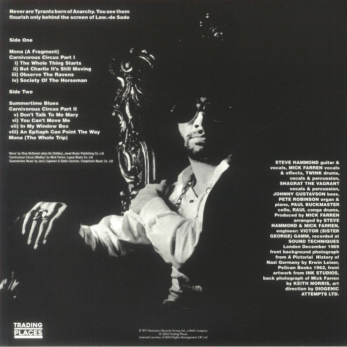  Mick Farren  -  mona the carnivorous circus 