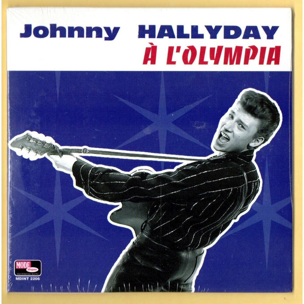 JOHNNY HALLYDAY A L'OLYMPIA ( 1961 ) .. .. .. .. CARDSLEEVE