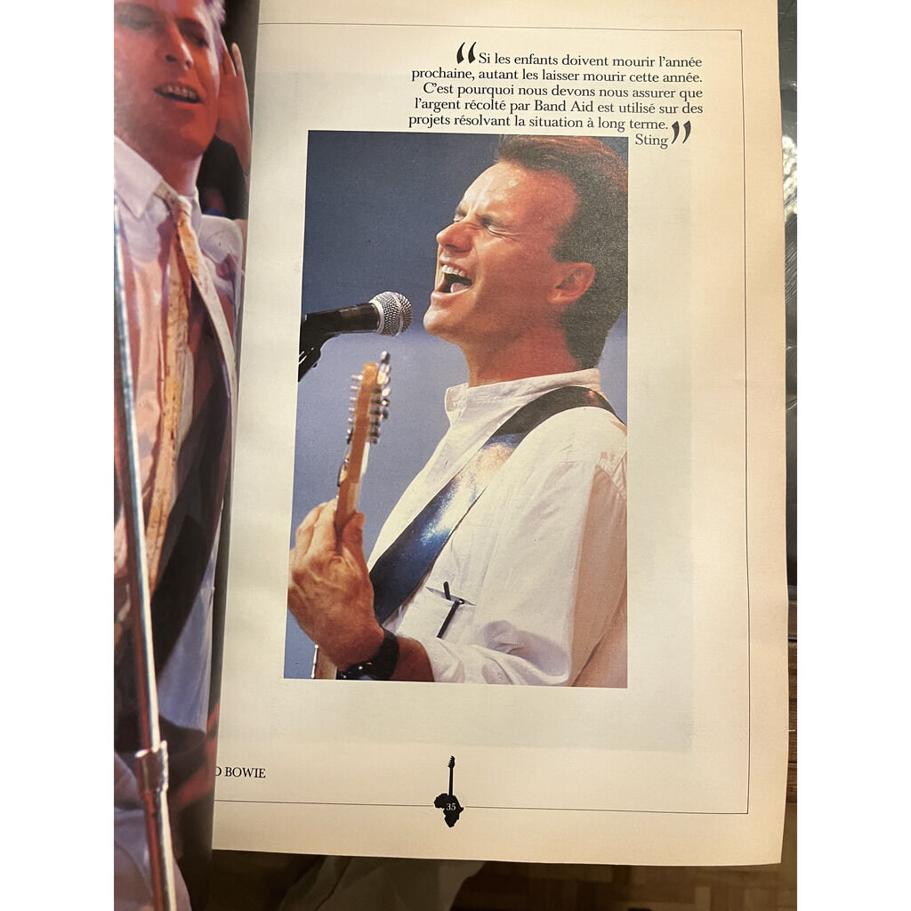 Band aid le concert 1985 hors serie edite par vsd du 9 aout 1985 by