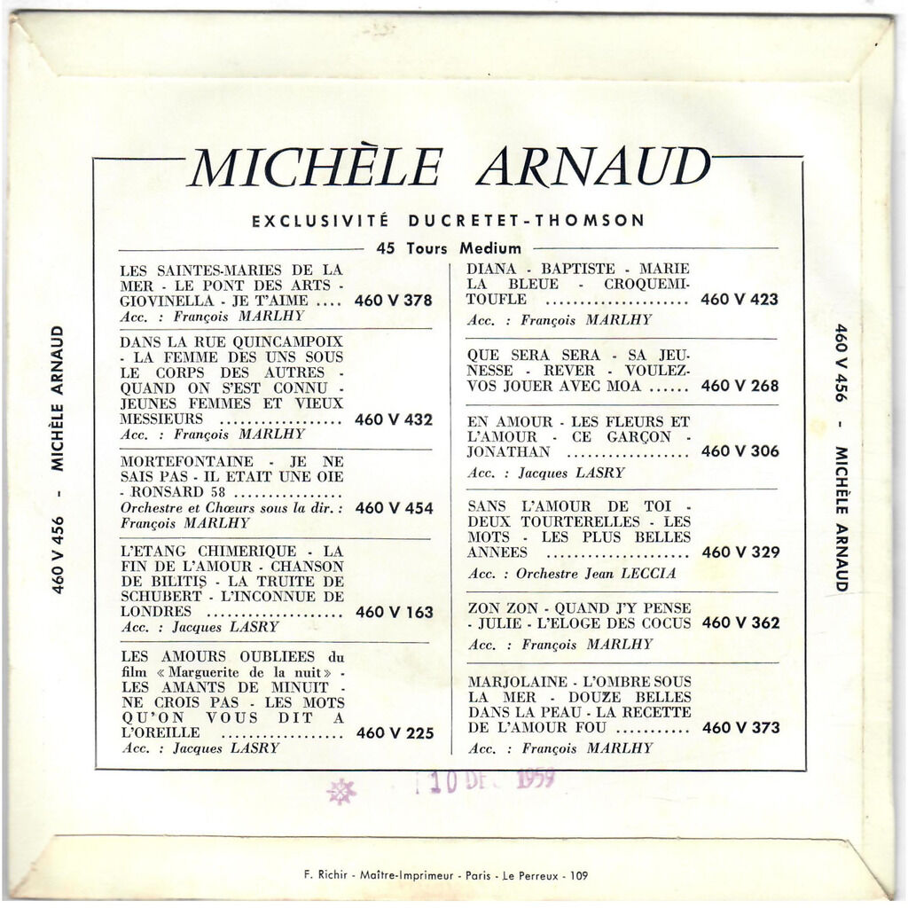  MICHÈLE ARNAUD  -  quand on parle d’amour 