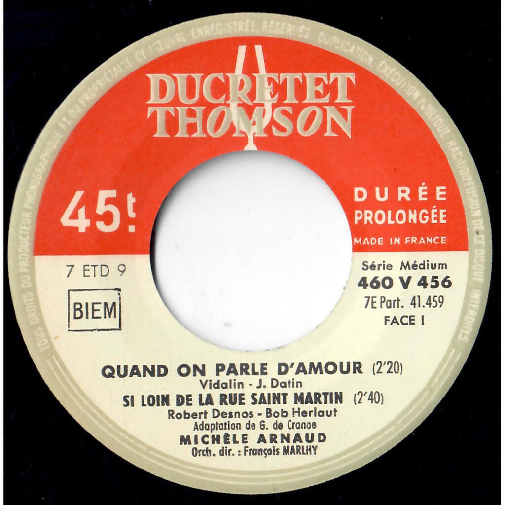  MICHÈLE ARNAUD  -  quand on parle d’amour 