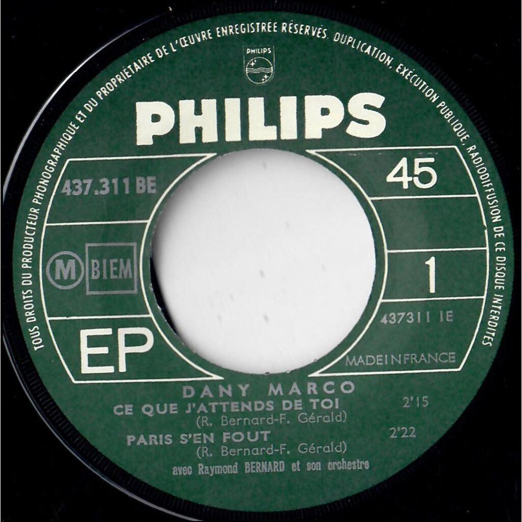  DANY MARCO  -  la radio ne sait pas 