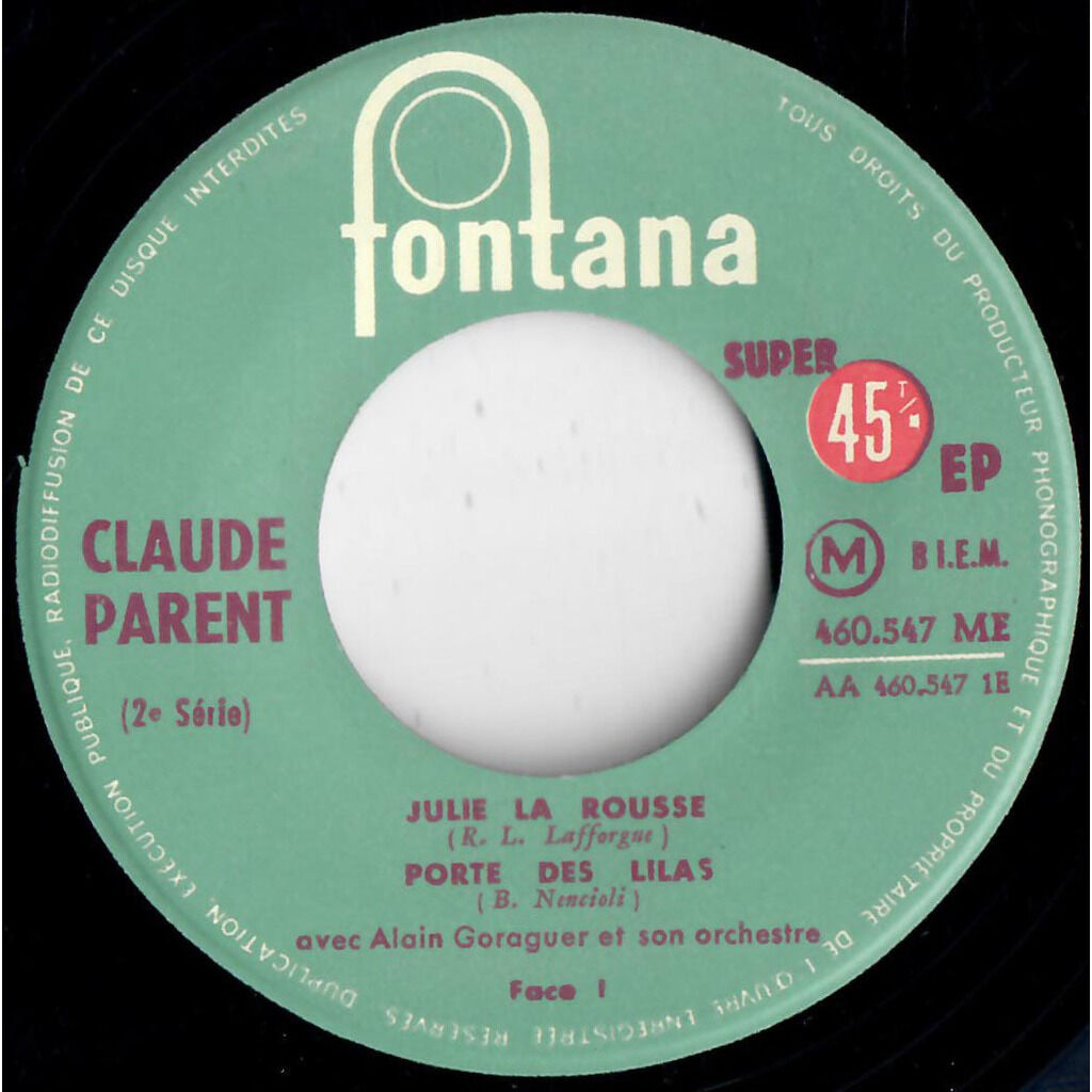  CLAUDE PARENT  -  julie la rousse 
