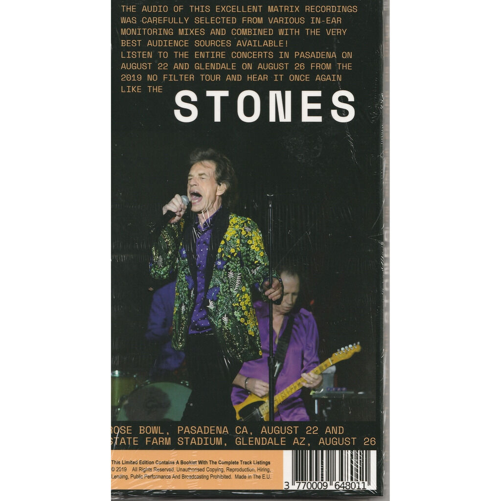  the rolling stones  -  hear it like the stones pasadena 2019 