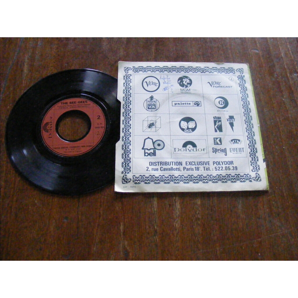 Alive / paper mache cabbages and kings de Bee Gees, EP chez valou02