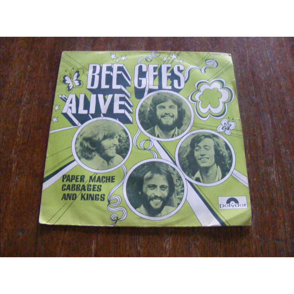 Alive / paper mache cabbages and kings de Bee Gees, EP chez valou02