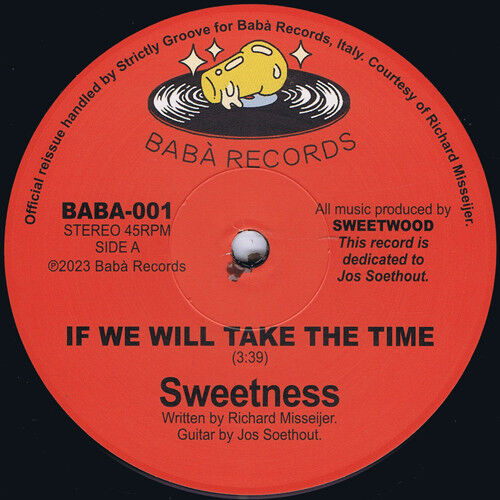  SWEETNESS  -  if we will take the time ( killer boogie track ) 