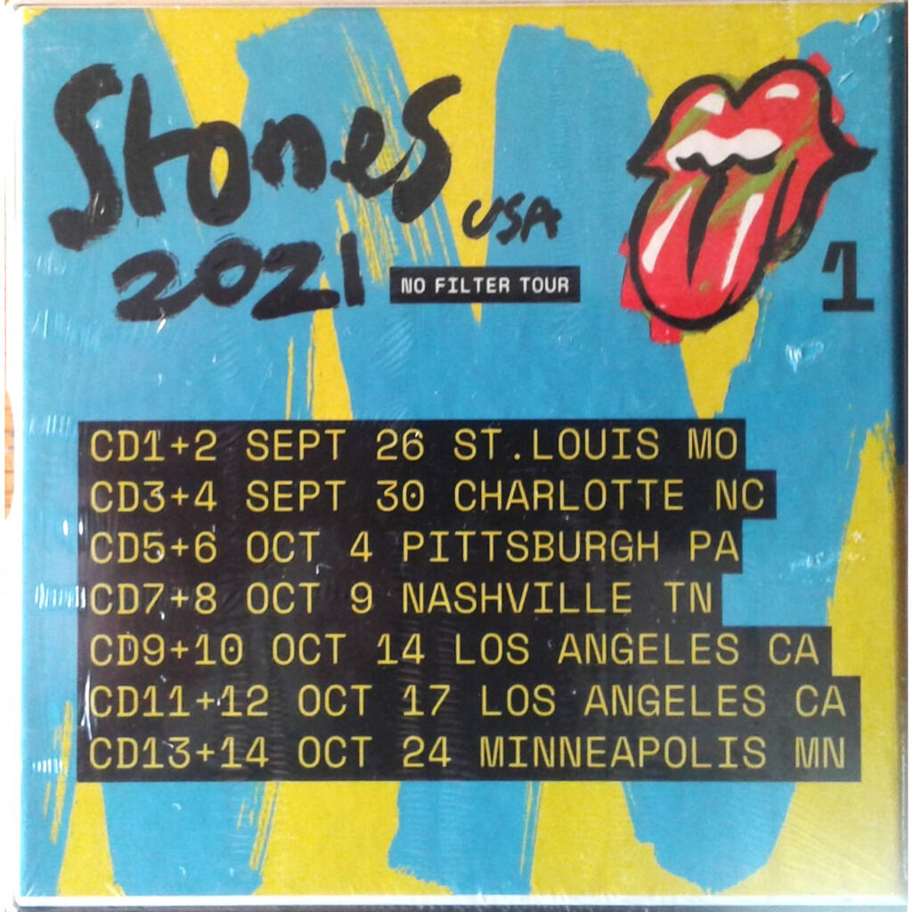 No filter us tour 2021 vol.1 (euro 2021 ltd 300 no'd copies live 14cd
