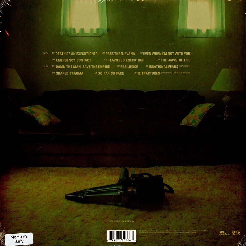  Pierce The Veil  -  the jaws of life -ltd clear vinyl 