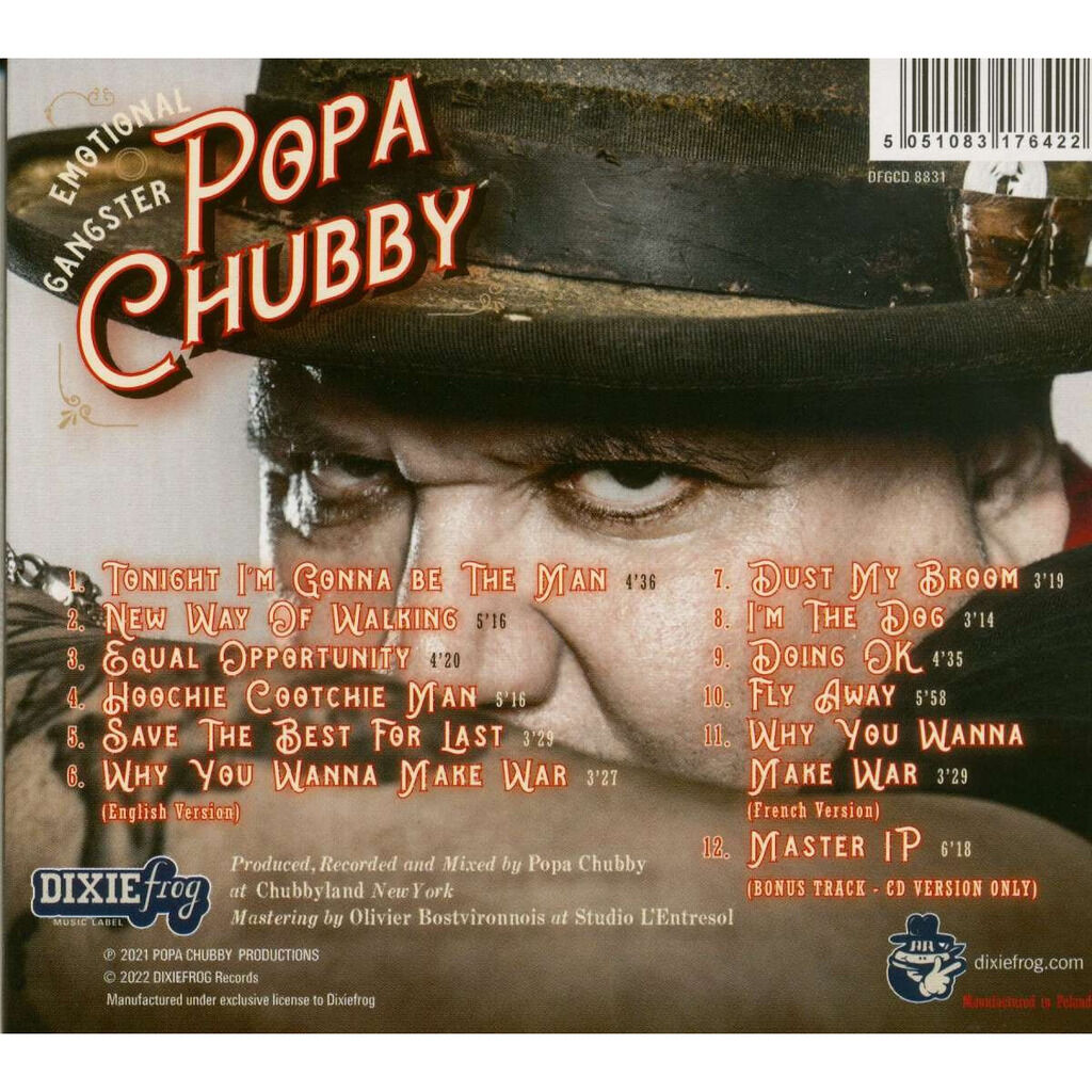  Popa Chubby  -  emotional gangster 
