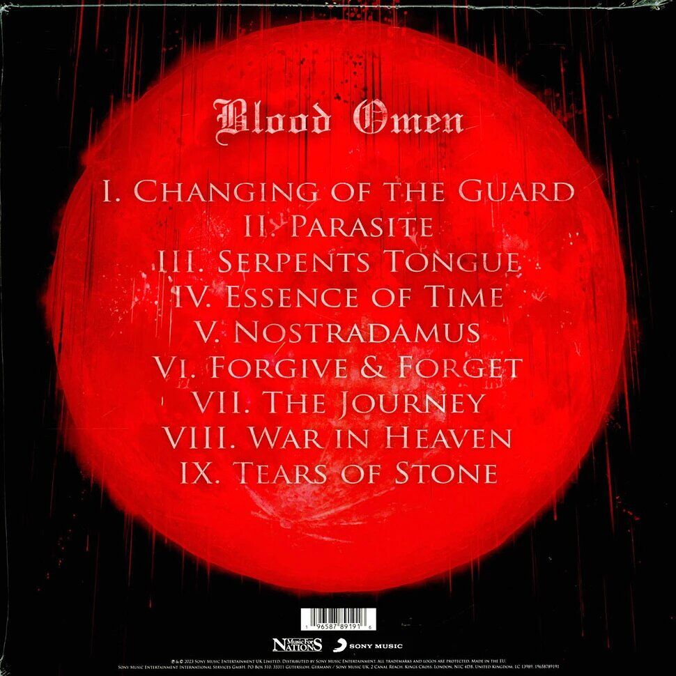  The Raven Age  -  blood omen -red transparent 
