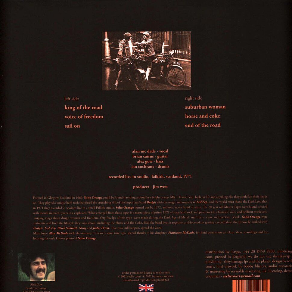  Soho Orange  -  kings of the road 