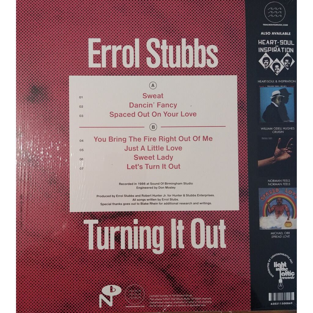  Errol Stubbs  -  turning it out 