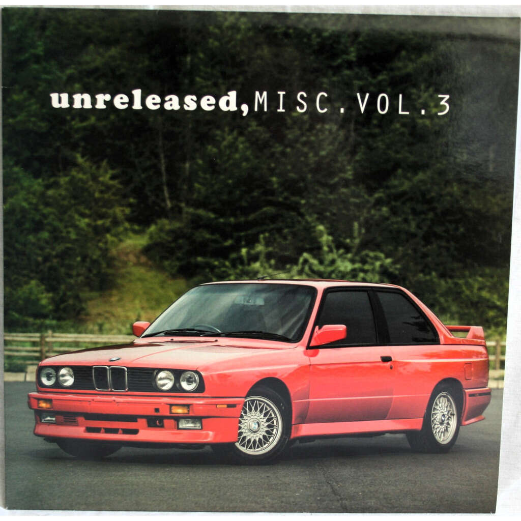 Unreleased, misc. vol. 3 2lp clear blue marbled vinyls / vinyles