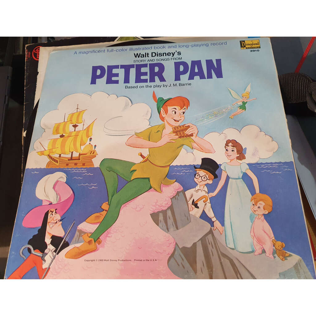 walt disney STORY AND SONGS FROM PETER PAN