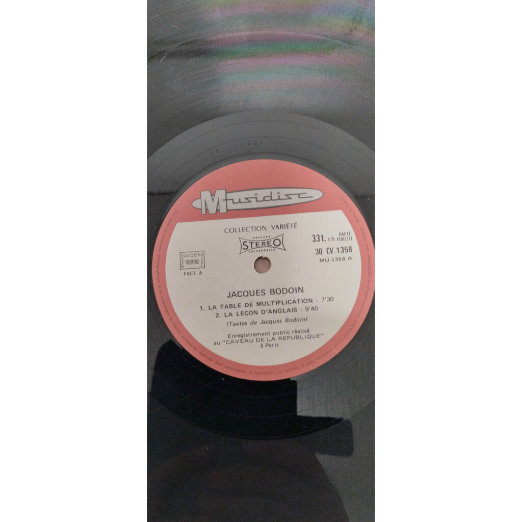 La table de multiplication by Jacques Bodoin, LP with nadegeb4 Ref