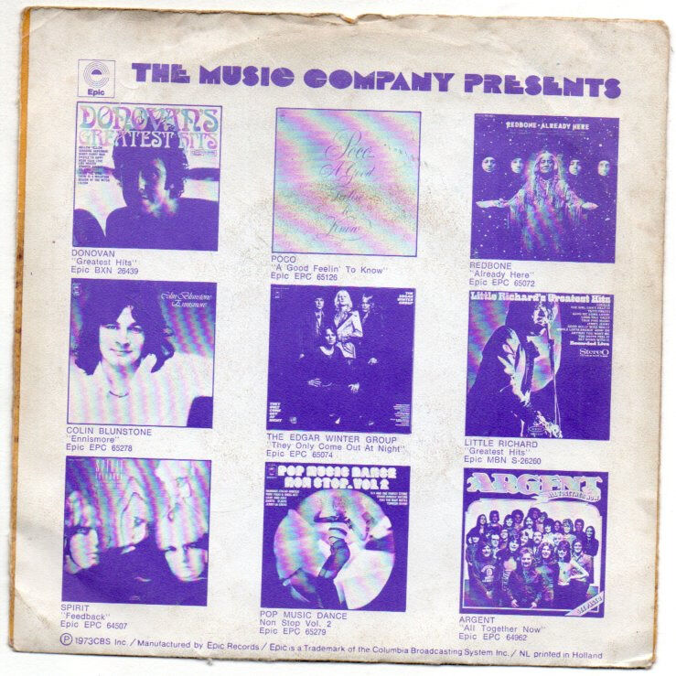 We were all wounded at wounded knee de Redbone (2ème Pochette), SP chez