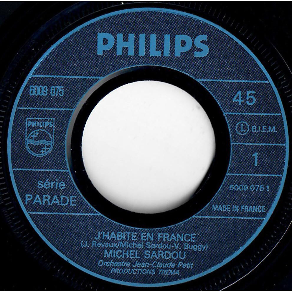  MICHEL SARDOU  -  j'habite en france / restera-t-il encore 