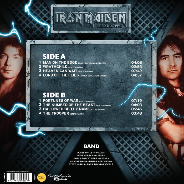  Iron Maiden  -  tel aviv 1995 