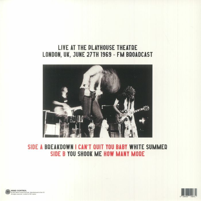  Led Zeppelin  -  one night stand: the london broadcast 1969 