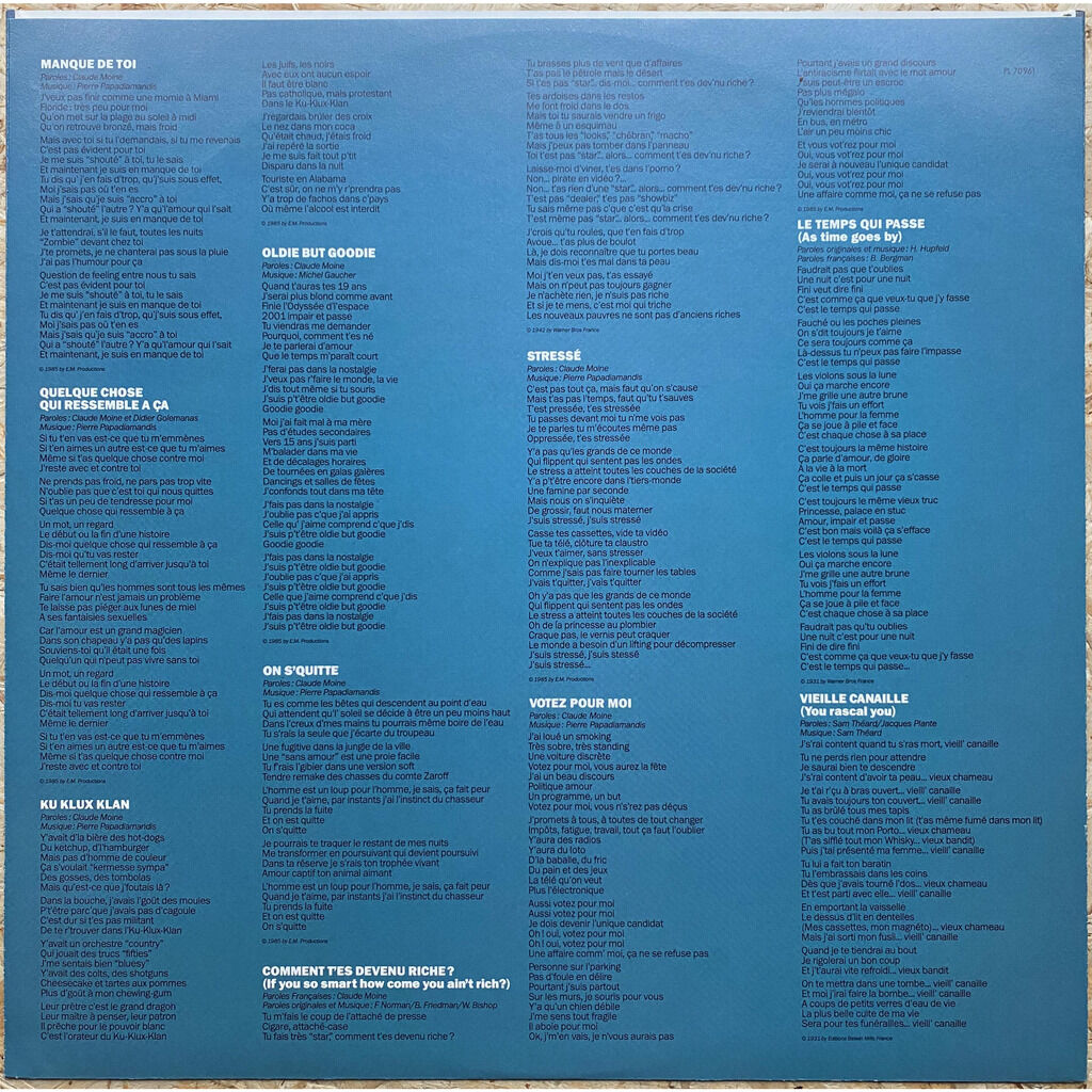  Eddy Mitchell  -  paris / vieille canaille (avec serge gainsbourg) 