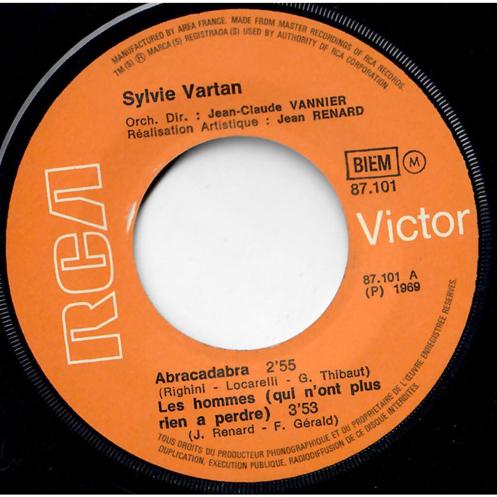  SYLVIE VARTAN JOHNNY HALLYDAY  -  les hommes qui n'ont plus rien à perdre 