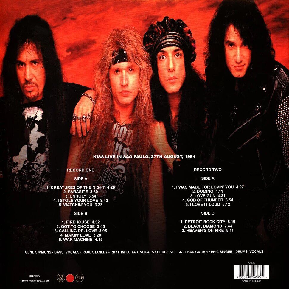  Kiss  -  live in sao paulo 1994 