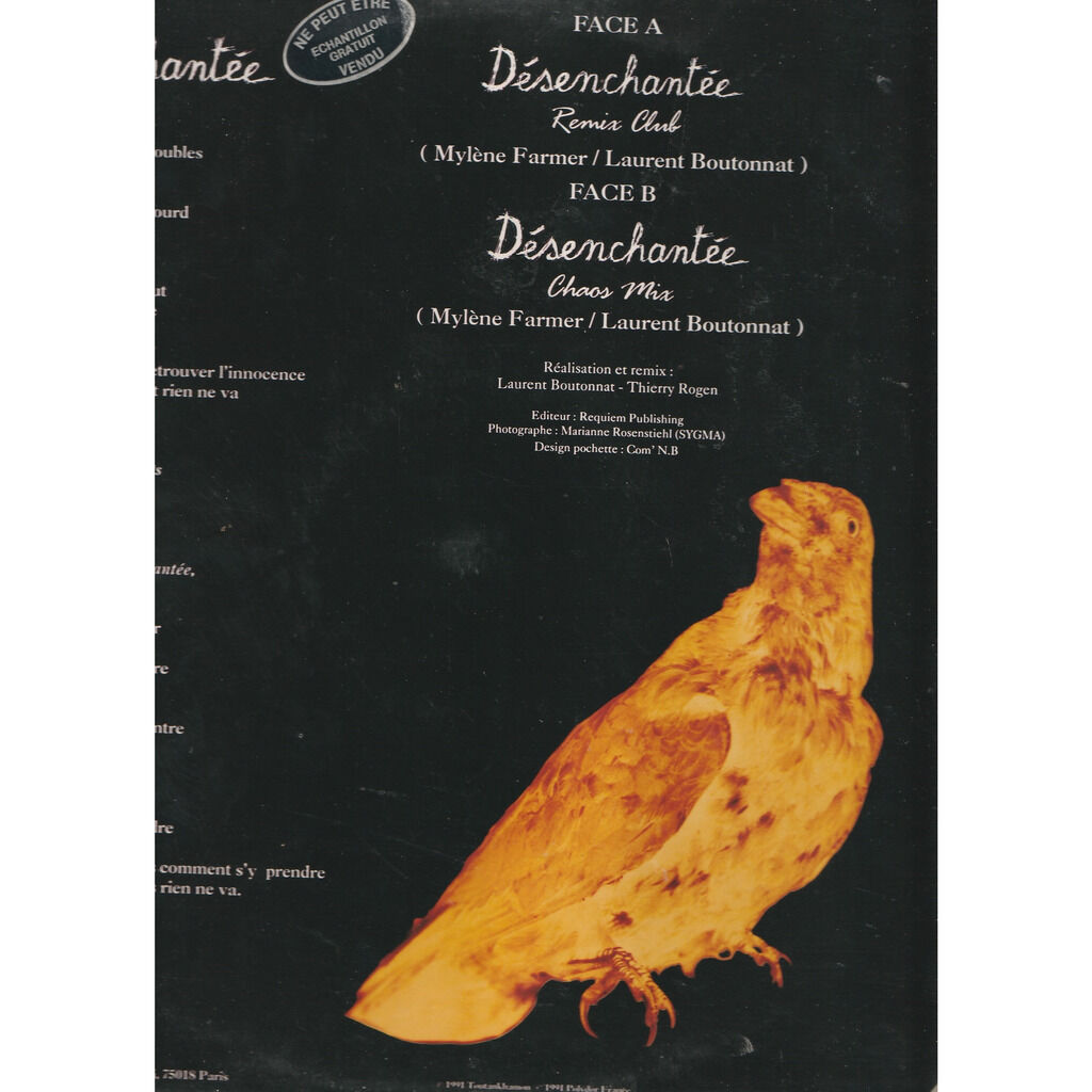  mylène farmer  -  desenchantee remix club 