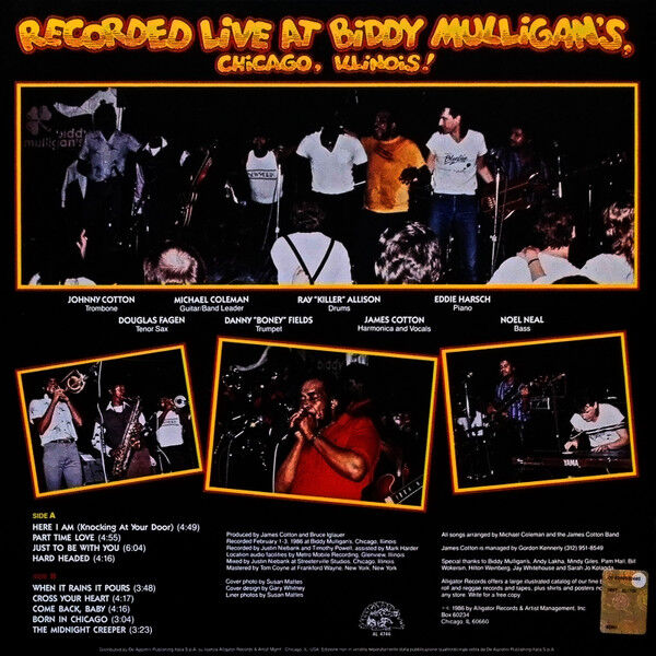  James Cotton And His Big Band  -  live from chicago! - mr. superharp himself! 