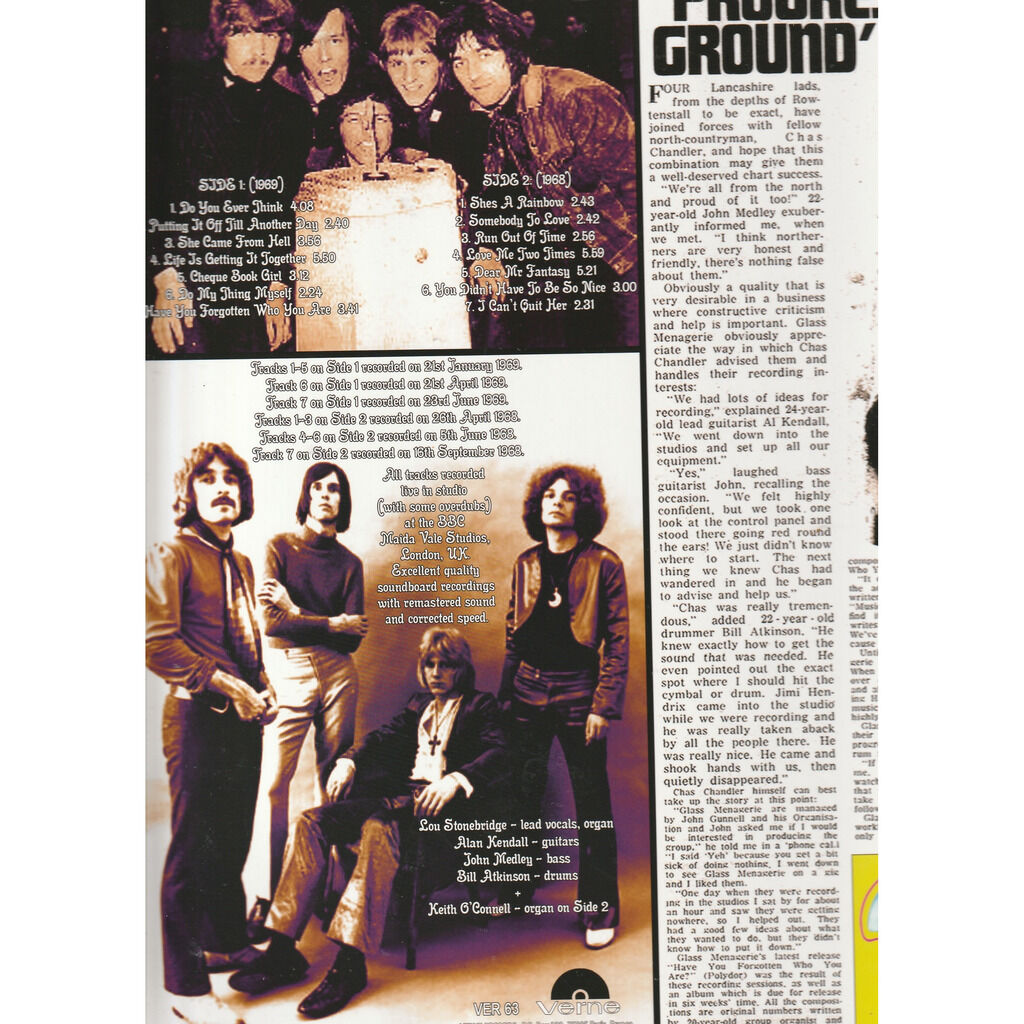  class menagerie  -  bbc sessions 1968-1969 