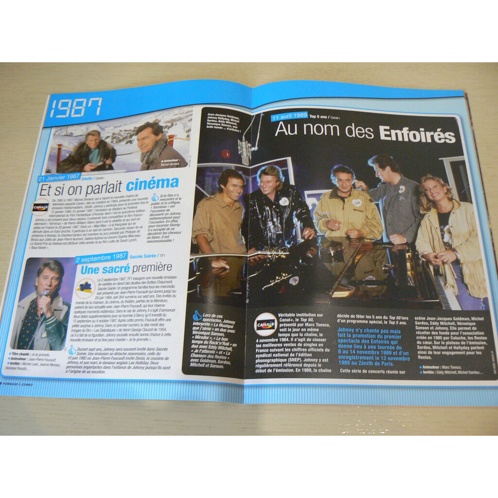 Johnny hallyday ses 60 ans de show tv de Télé Cable Sat Hors Série ...