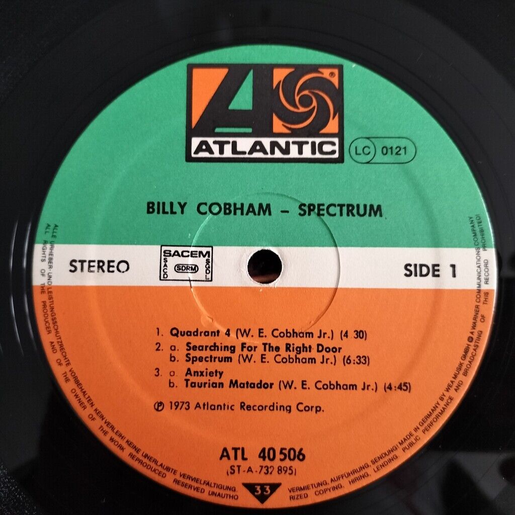 Spectrum de Billy Cobham, 33T Gatefold chez doms87 Ref127356501