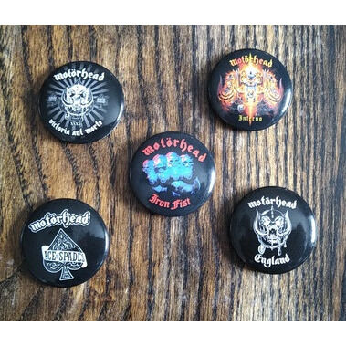  motorhead  -  button badge official merch 2017 pins 