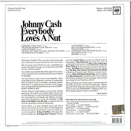  Johnny Cash  -  everybody loves a nut 