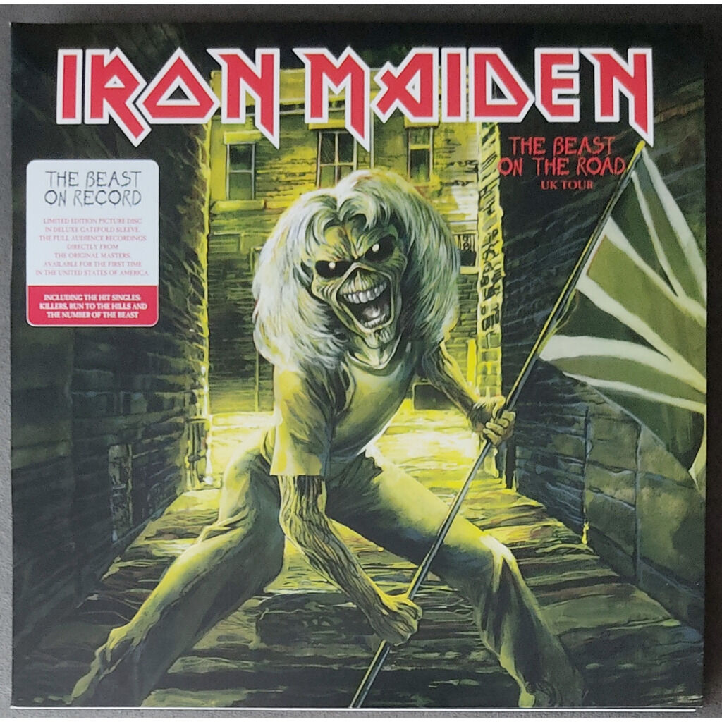  Iron Maiden  -  the beast on the road uk tour -ltd pict-disc vinyl 