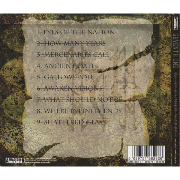  Seventh One  -  what should not be 