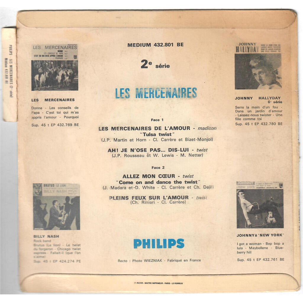  LES MERCENAIRES  -  les mercenaires de l'amour 