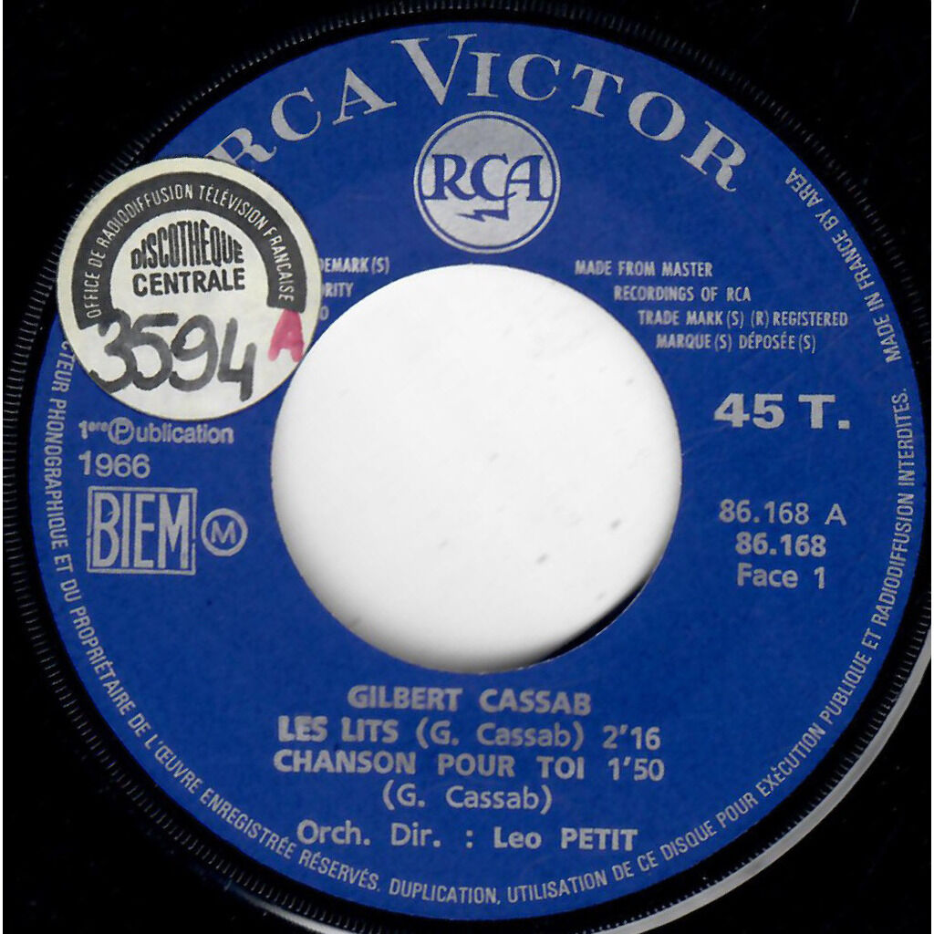  GILBERT CASSAB  -  les lits 